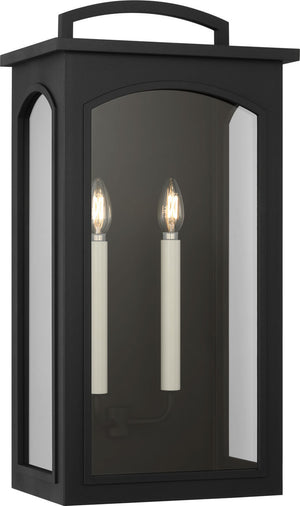 Visual Comfort Studio - CO1572TXB - Two Light Wall Lantern - Modesto - Textured Black | Textured Black