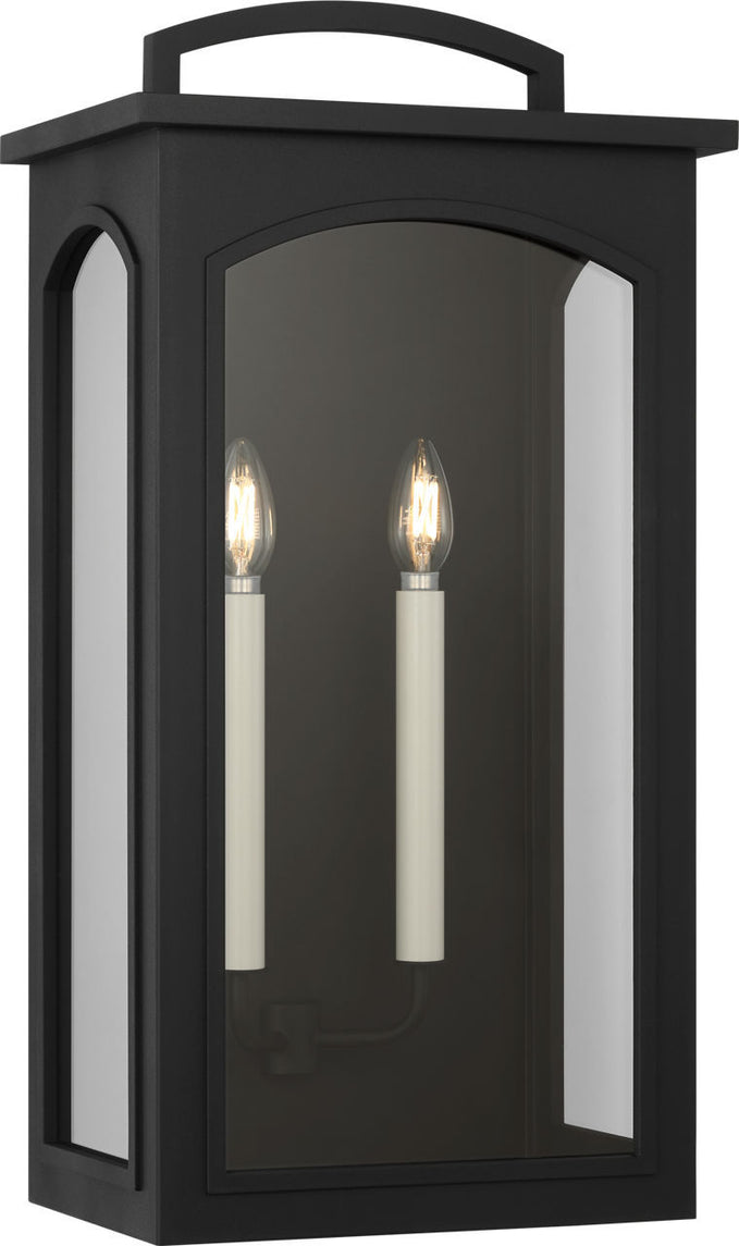 Visual Comfort Studio - CO1572TXB - Two Light Wall Lantern - Modesto - Textured Black | Textured Black