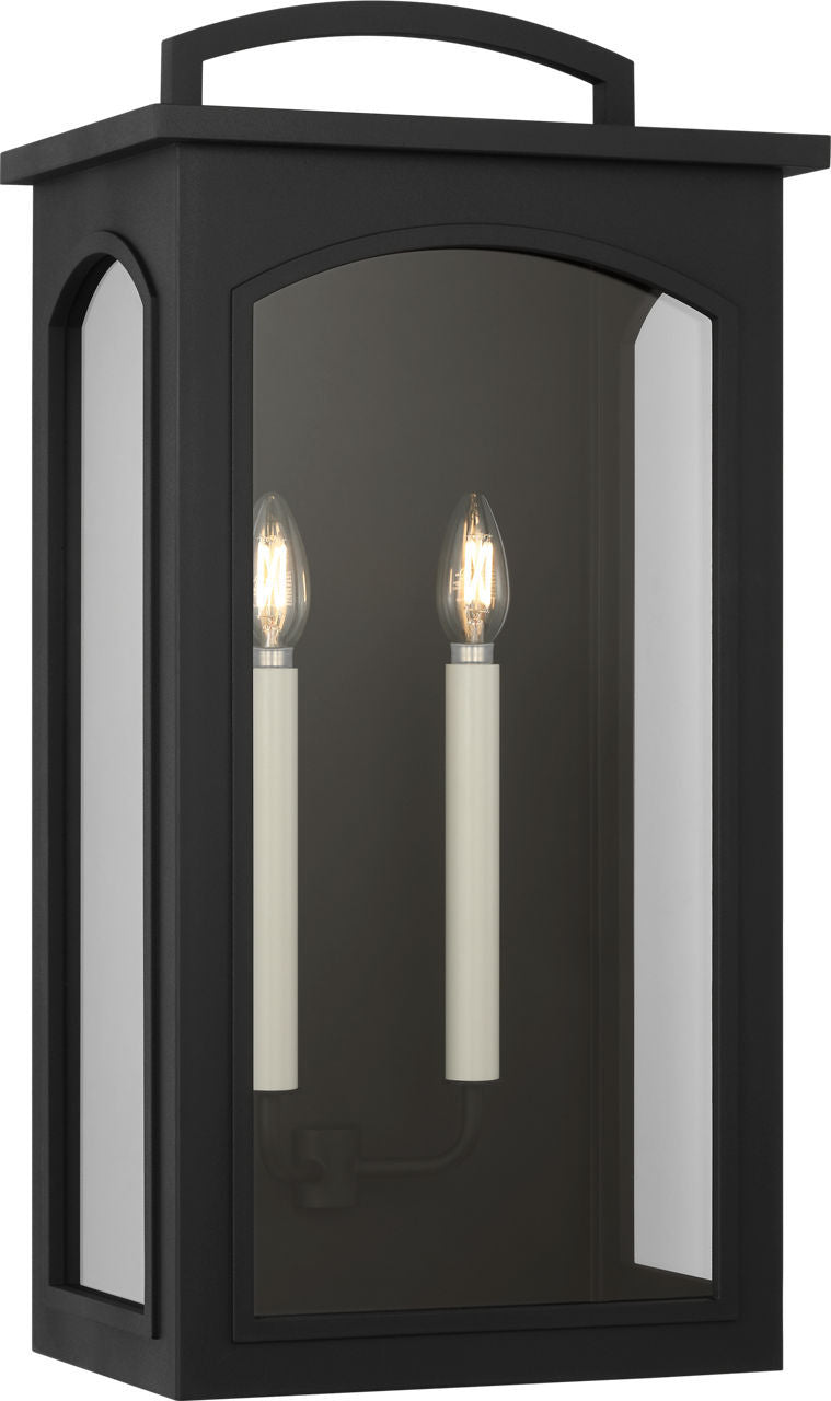Visual Comfort Studio - CO1572TXB - Two Light Wall Lantern - Modesto - Textured Black | Textured Black