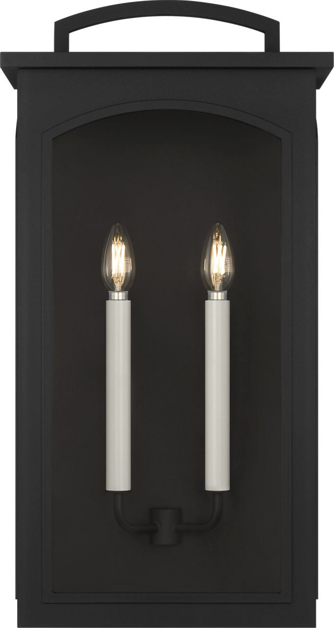 Visual Comfort Studio - CO1572TXB - Two Light Wall Lantern - Modesto - Textured Black | Textured Black