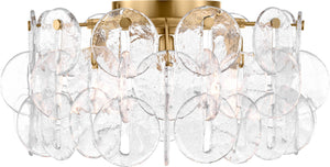 Visual Comfort Studio - KSF1113BBS - Three Light Flush Mount - Candace - Burnished Brass | Burnished Brass