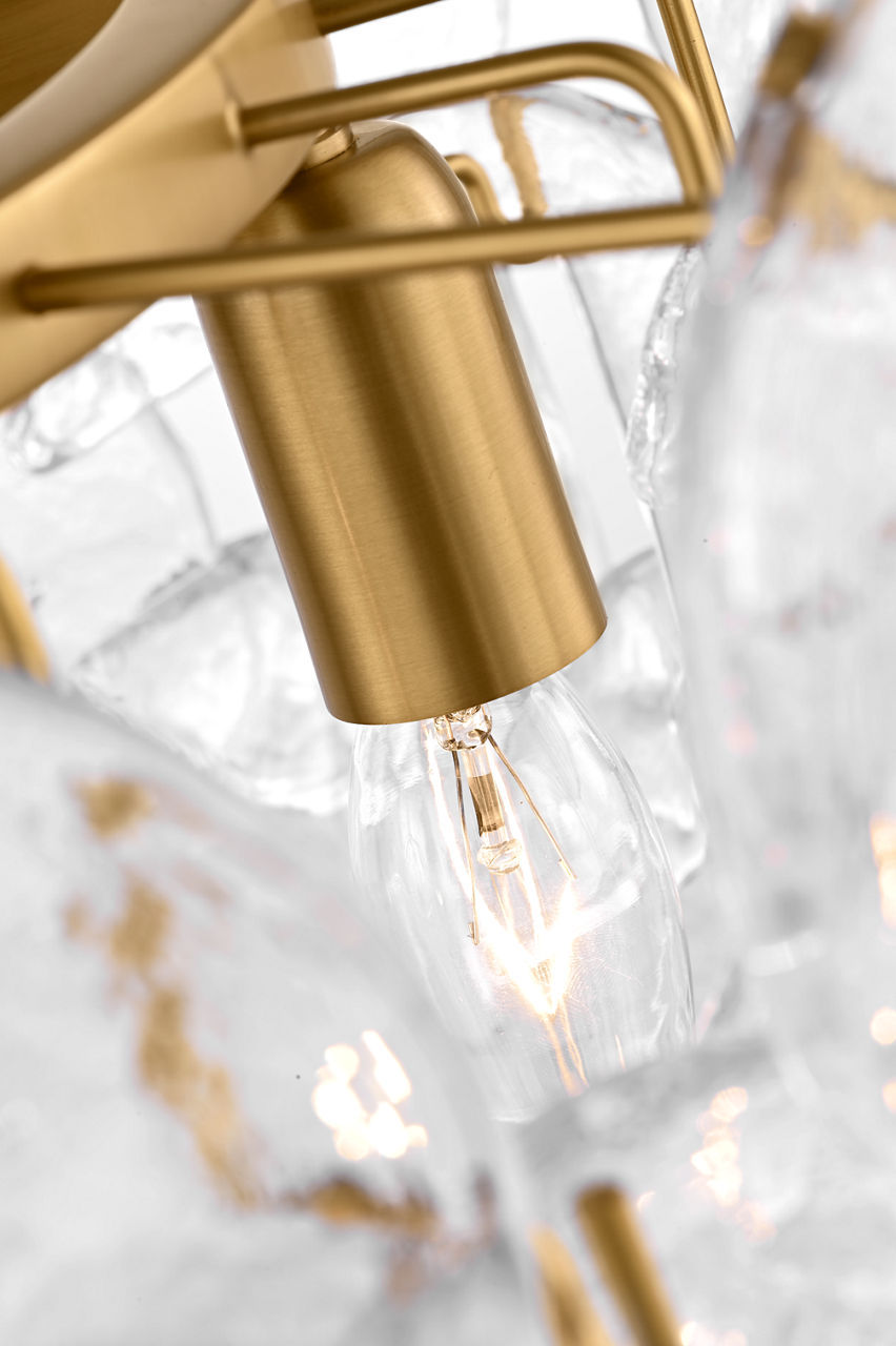 Visual Comfort Studio - KSF1113BBS - Three Light Flush Mount - Candace - Burnished Brass | Burnished Brass