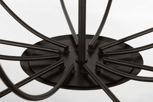 Visual Comfort Studio - EC11812AI - 12 Light Chandelier - Lois - Aged Iron | Aged Iron