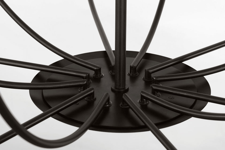 Visual Comfort Studio - EC11812AI - 12 Light Chandelier - Lois - Aged Iron | Aged Iron