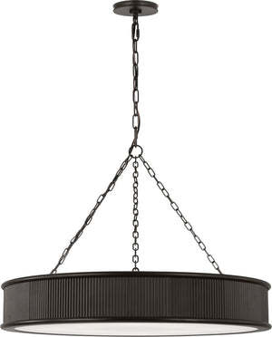 Visual Comfort Studio - PCC1008AI - Eight Light Chandelier - Ritz - Aged Iron | Aged Iron