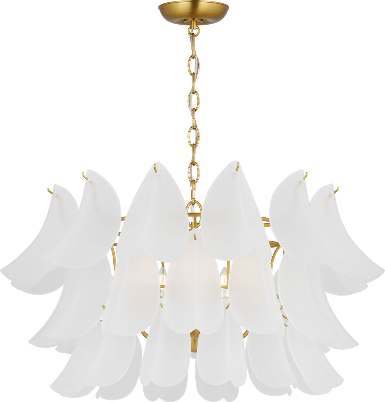 Visual Comfort Studio - CC1825BBS - Five Light Chandelier - Chloe - Burnished Brass | Burnished Brass
