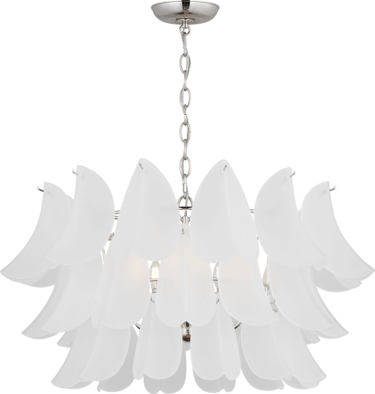 Visual Comfort Studio - CC1825PN - Five Light Chandelier - Chloe - Polished Nickel | Polished Nickel