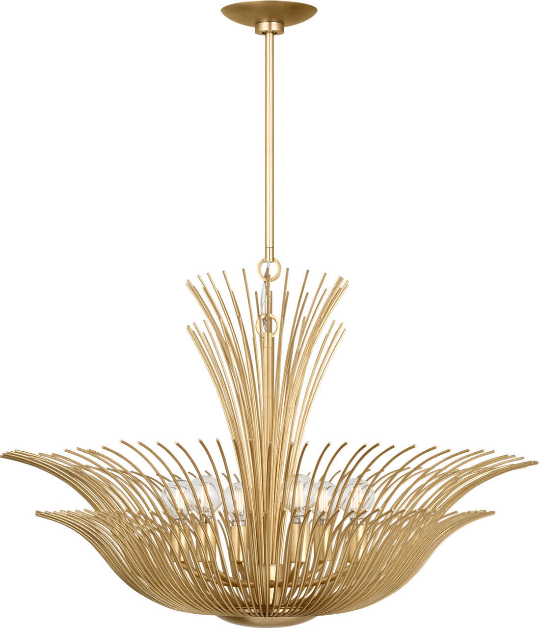 Visual Comfort Studio - LXC1196GD - Six Light Chandelier - Dorelle - Gild | Gild