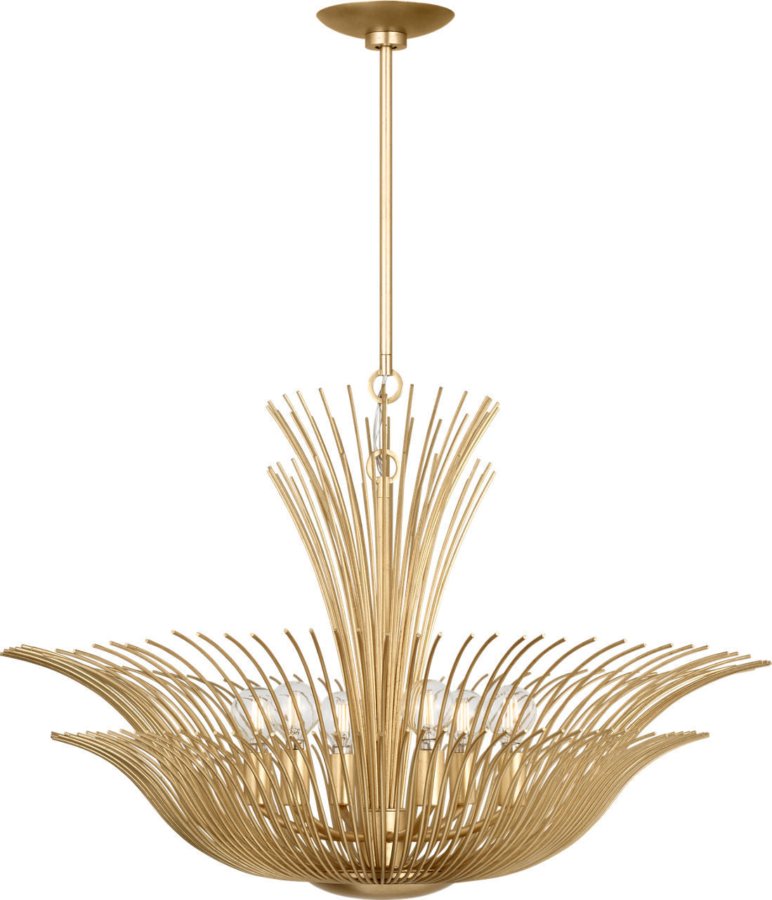Visual Comfort Studio - LXC1196GD - Six Light Chandelier - Dorelle - Gild | Gild