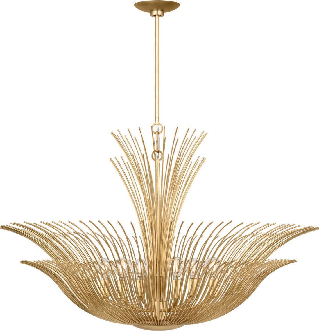 Visual Comfort Studio - LXC1206GD - Six Light Chandelier - Dorelle - Gild | Gild