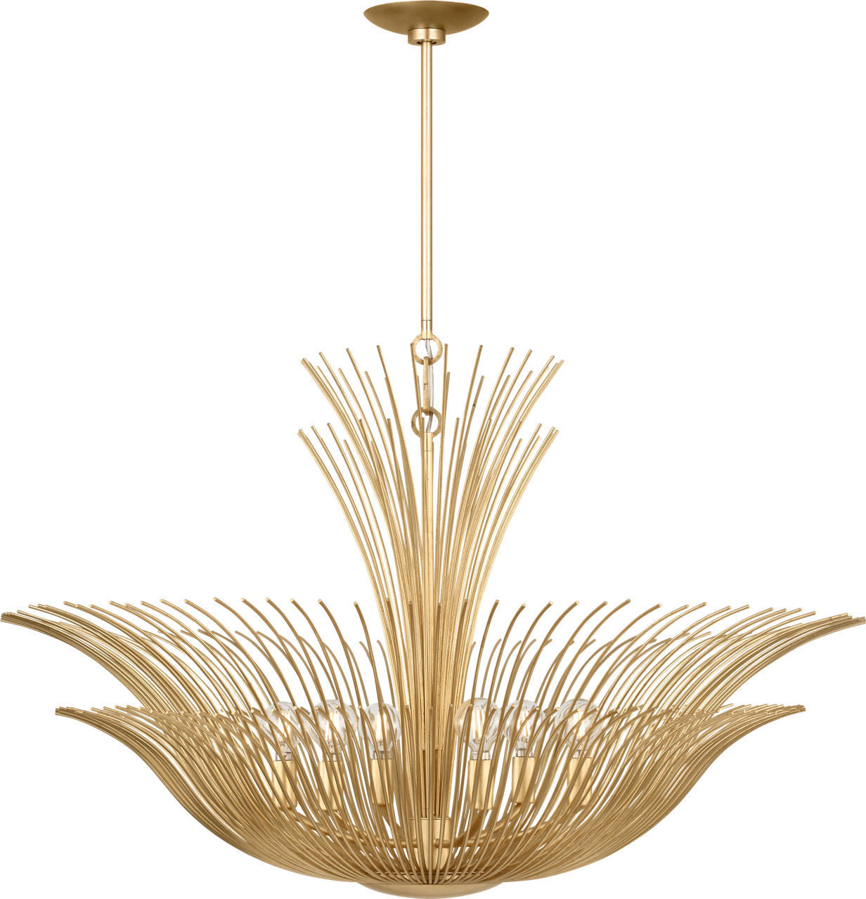 Visual Comfort Studio - LXC1206GD - Six Light Chandelier - Dorelle - Gild | Gild