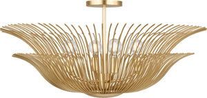 Visual Comfort Studio - LXF1024GD - Four Light Flush Mount - Dorelle - Gild | Gild