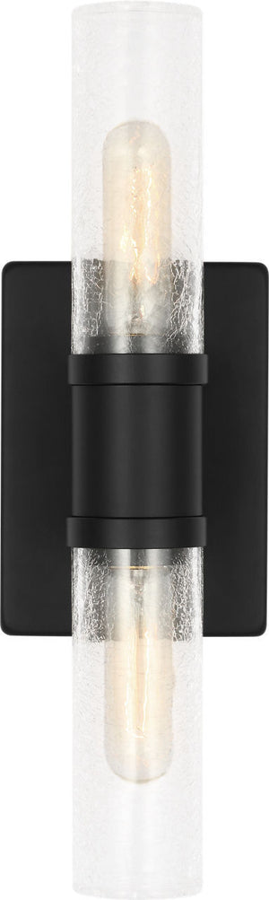 Visual Comfort Studio - 4465002CC-112 - Two Light Vanity - Keaton - Midnight Black | Midnight Black