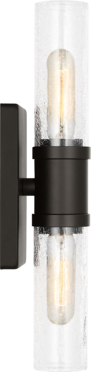Visual Comfort Studio - 4465002CC-112 - Two Light Vanity - Keaton - Midnight Black | Midnight Black