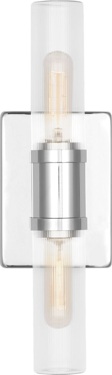Visual Comfort Studio - 4465002CF-05 - Two Light Vanity - Keaton - Chrome | Chrome