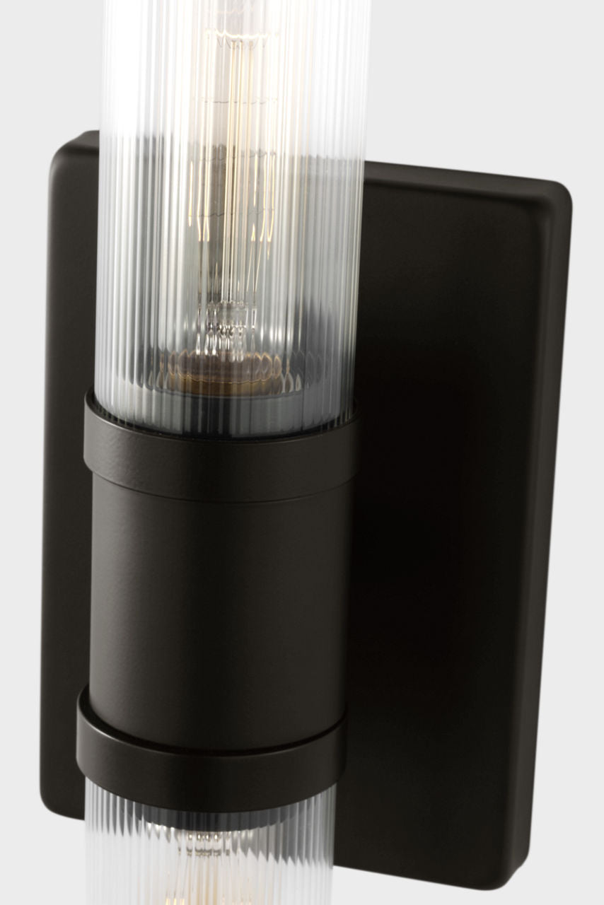 Visual Comfort Studio - 4465002CF-112 - Two Light Vanity - Keaton - Midnight Black | Midnight Black