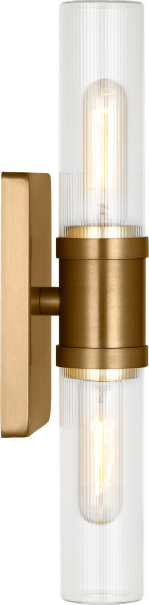 Visual Comfort Studio - 4465002CF-848 - Two Light Vanity - Keaton - Satin Brass | Satin Brass