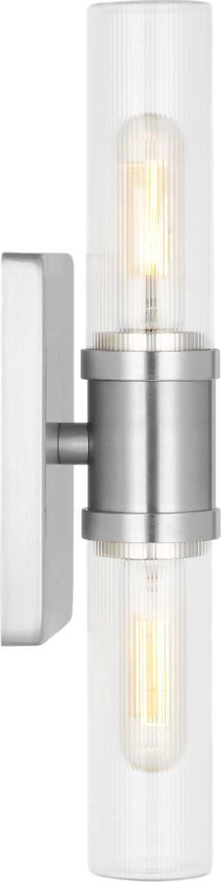 Visual Comfort Studio - 4465002CF-962 - Two Light Vanity - Keaton - Brushed Nickel | Brushed Nickel