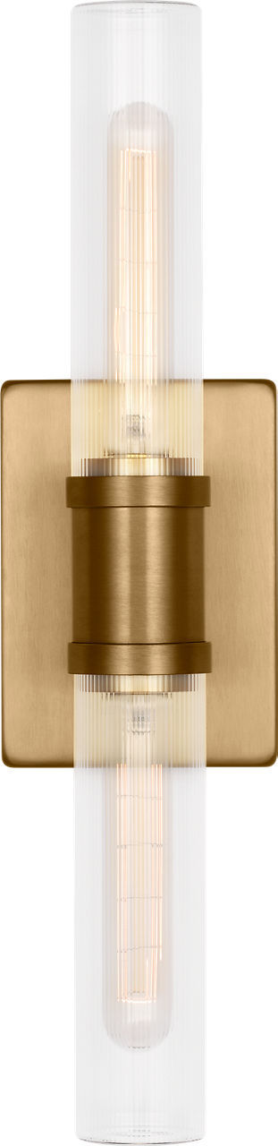 Visual Comfort Studio - 4565002CF-848 - Two Light Vanity - Keaton - Satin Brass | Satin Brass