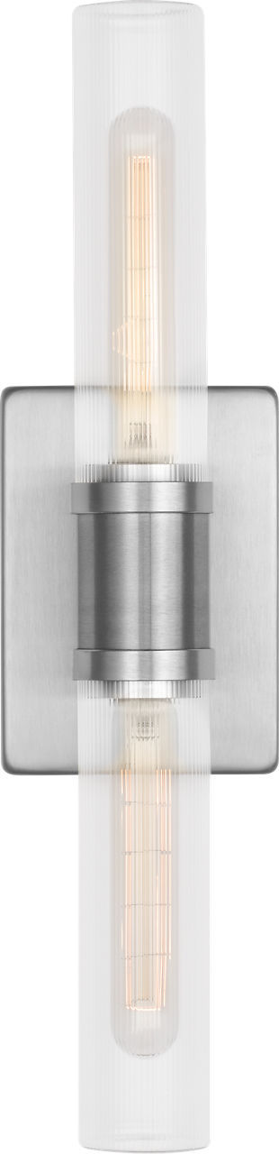 Visual Comfort Studio - 4565002CF-962 - Two Light Vanity - Keaton - Brushed Nickel | Brushed Nickel