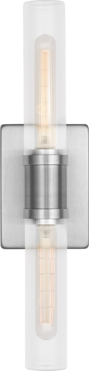 Visual Comfort Studio - 4565002CF-962 - Two Light Vanity - Keaton - Brushed Nickel | Brushed Nickel