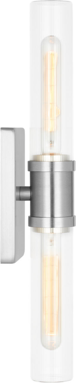 Visual Comfort Studio - 4565002CF-962 - Two Light Vanity - Keaton - Brushed Nickel | Brushed Nickel