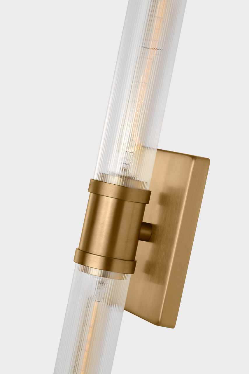 Visual Comfort Studio - 4665002CF-848 - Two Light Vanity - Keaton - Satin Brass | Satin Brass