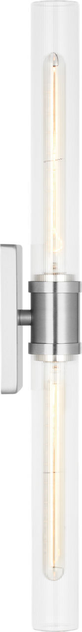 Visual Comfort Studio - 4665002CF-962 - Two Light Vanity - Keaton - Brushed Nickel | Brushed Nickel