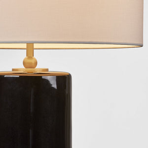 Visual Comfort Studio - KST1241CBK - One Light Table Lamp - Lauren - Black Ceramic | Black Ceramic