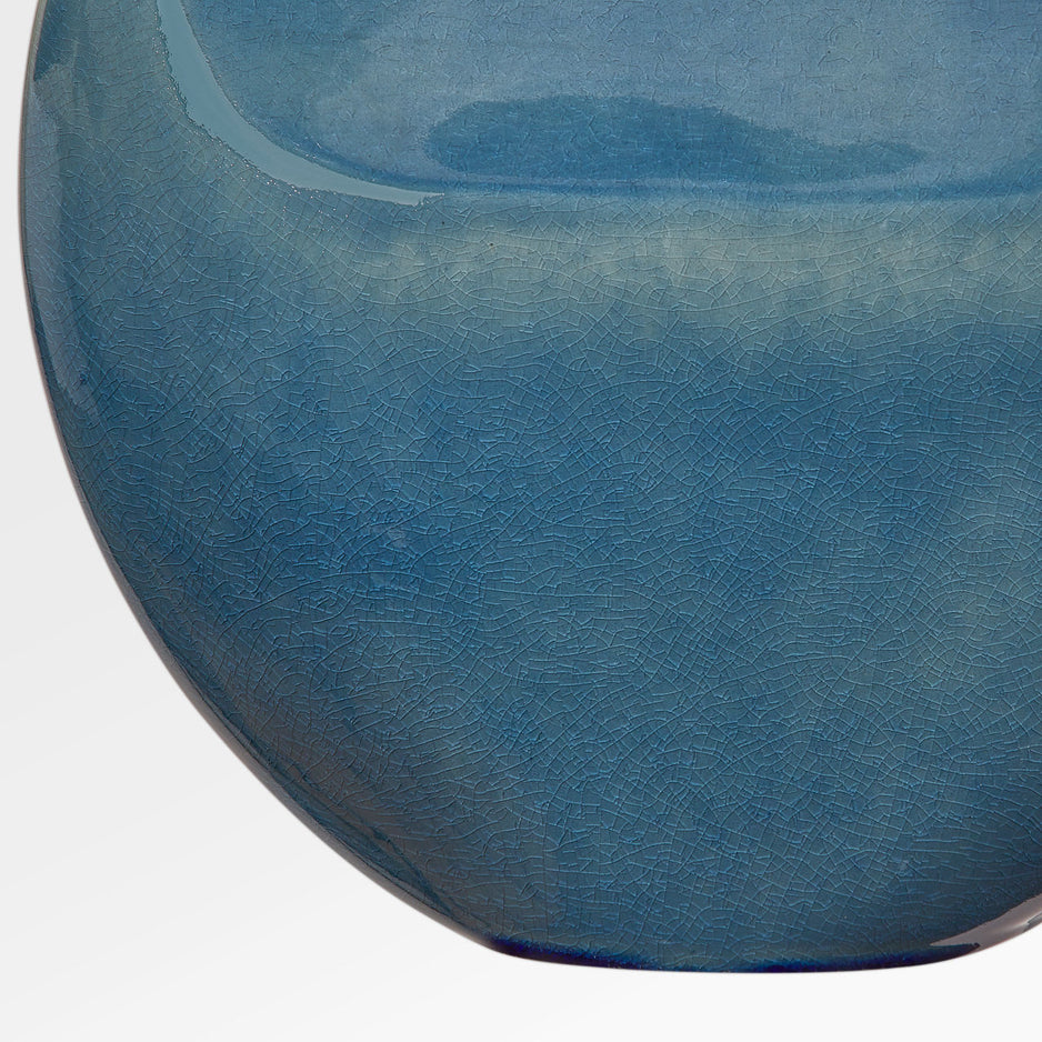 Visual Comfort Studio - HT1161DOC - One Light Table Lamp - Pente - Deep Ocean Crackle | Deep Ocean Crackle