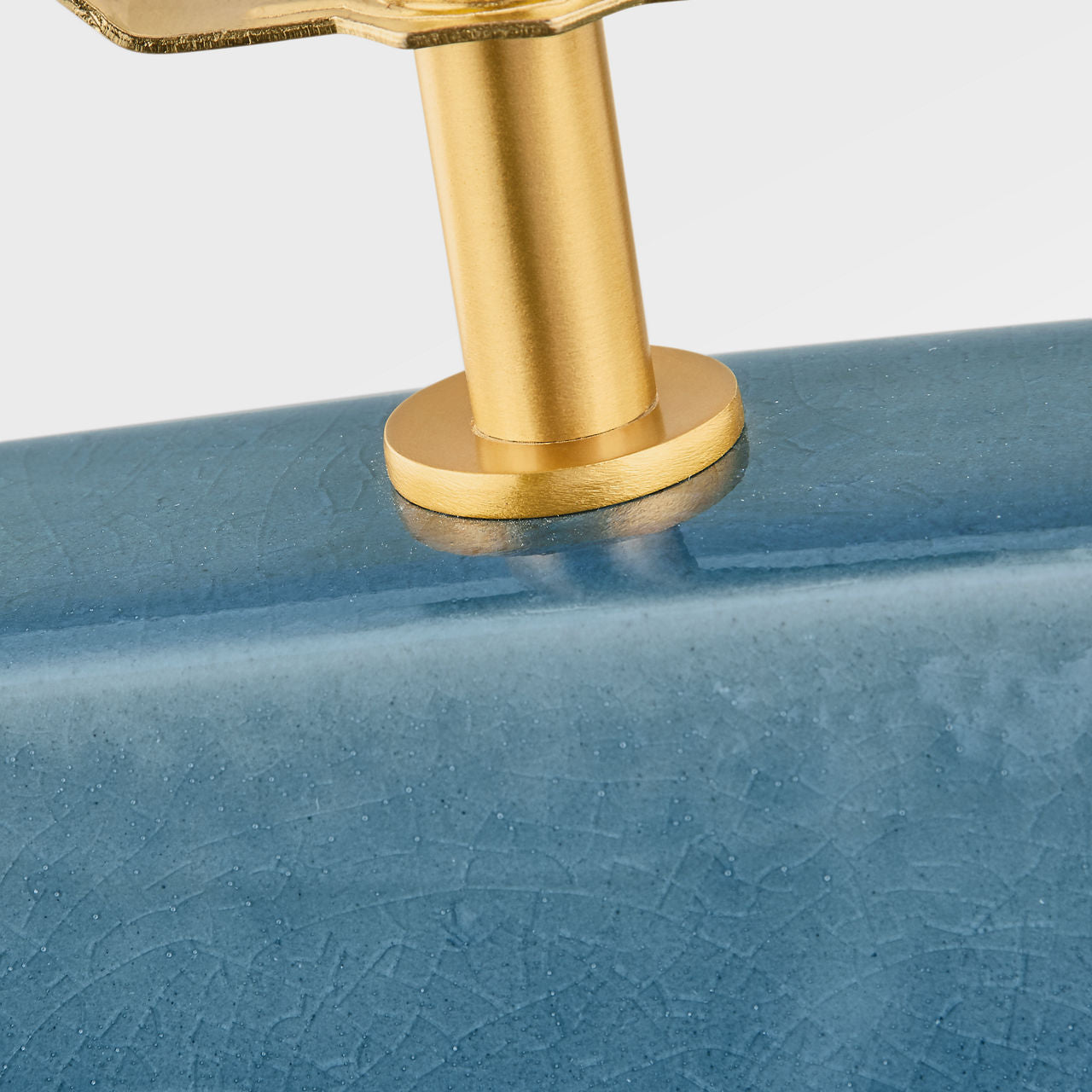 Visual Comfort Studio - HT1161DOC - One Light Table Lamp - Pente - Deep Ocean Crackle | Deep Ocean Crackle