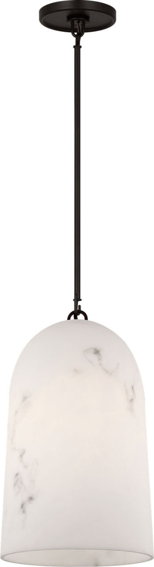 Visual Comfort Studio - CP1491AI - One Light Pendant - Savina - Aged Iron | Aged Iron
