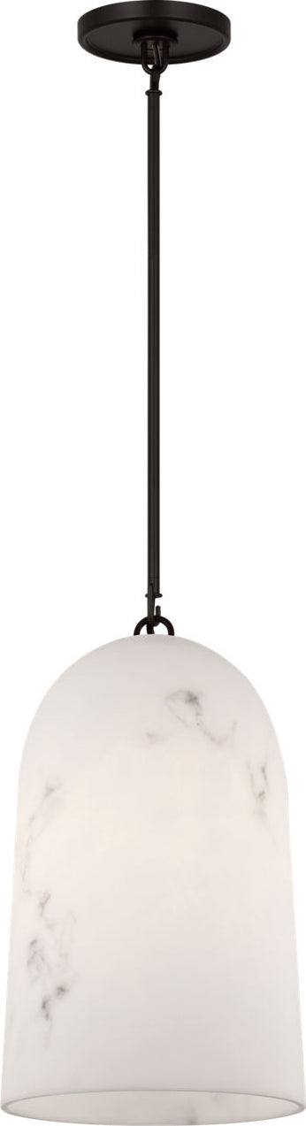 Visual Comfort Studio - CP1491AI - One Light Pendant - Savina - Aged Iron | Aged Iron