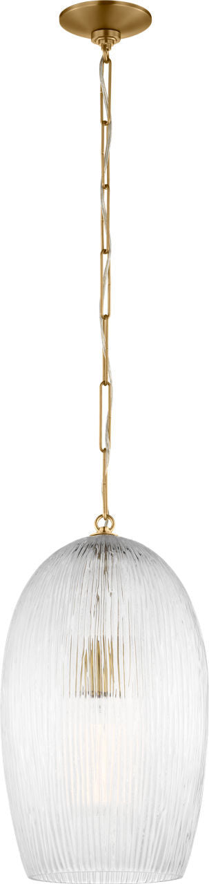 Visual Comfort Studio - HP1001BBS - One Light Pendant - Serafina - Burnished Brass | Burnished Brass