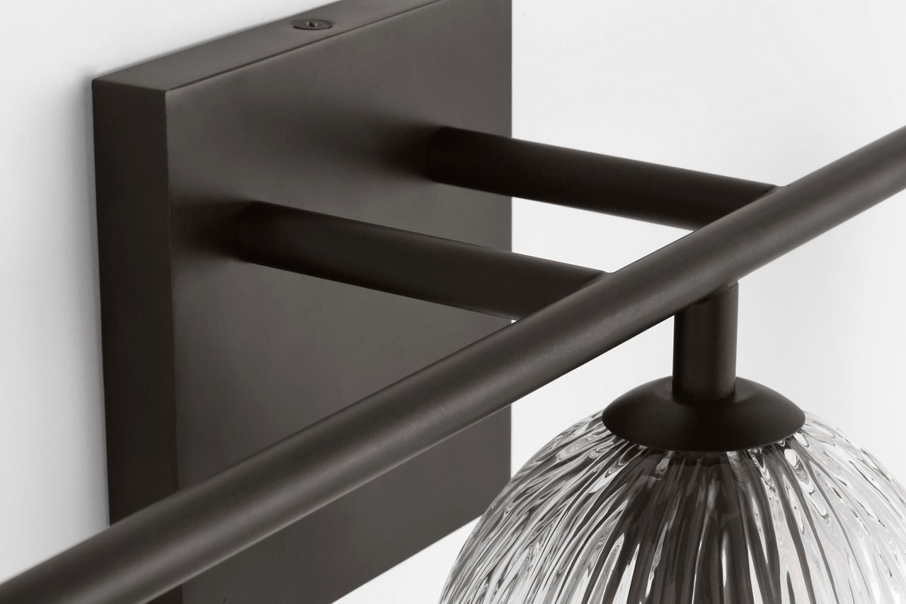 Visual Comfort Studio - HV1003AI - Three Light Bath - Serafina - Aged Iron | Aged Iron