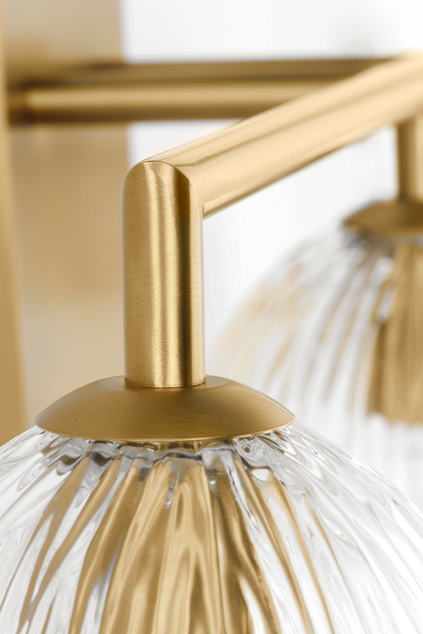 Visual Comfort Studio - HV1003BBS - Three Light Bath - Serafina - Burnished Brass | Burnished Brass