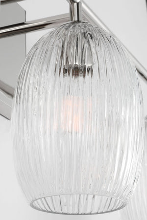 Visual Comfort Studio - HV1003PN - Three Light Bath - Serafina - Polished Nickel | Polished Nickel