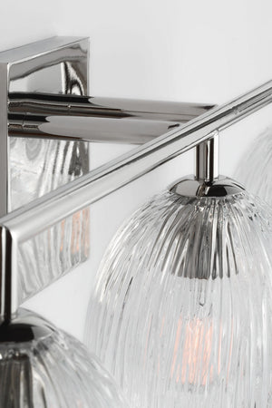 Visual Comfort Studio - HV1003PN - Three Light Bath - Serafina - Polished Nickel | Polished Nickel