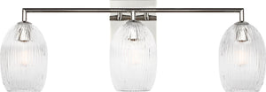 Visual Comfort Studio - HV1003PN - Three Light Bath - Serafina - Polished Nickel | Polished Nickel