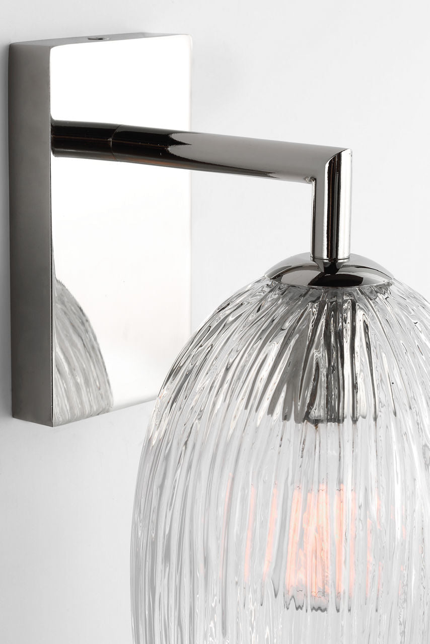 Visual Comfort Studio - HW1001PN - One Light Wall Sconce - Serafina - Polished Nickel | Polished Nickel