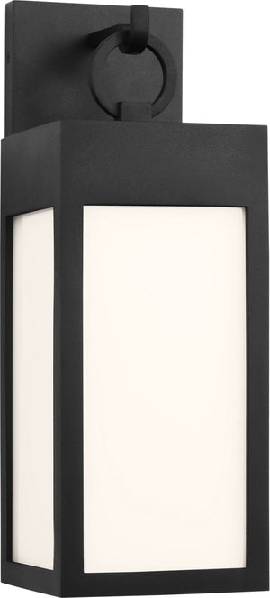 Visual Comfort Studio - SLO1371TXB - LED Wall Lantern - Sesha - Textured Black | Textured Black