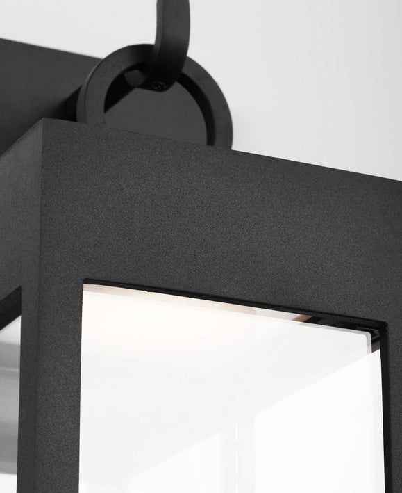 Visual Comfort Studio - SLO1371TXB - LED Wall Lantern - Sesha - Textured Black | Textured Black