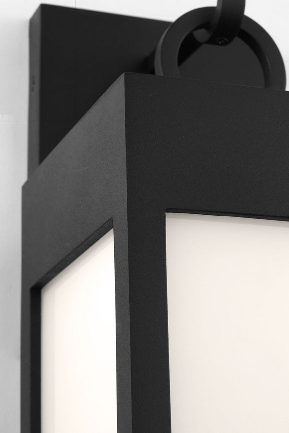 Visual Comfort Studio - SLO1371TXB - LED Wall Lantern - Sesha - Textured Black | Textured Black