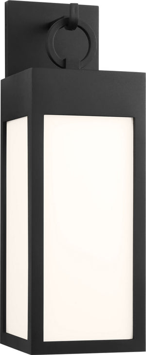 Visual Comfort Studio - SLO1381TXB - LED Wall Lantern - Sesha - Textured Black | Textured Black