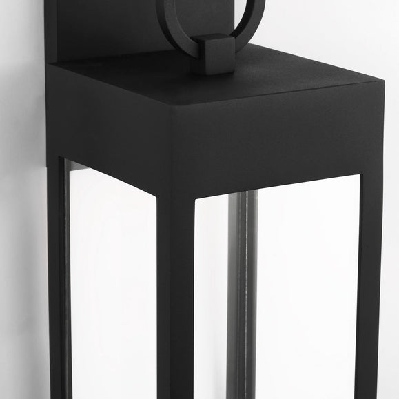 Visual Comfort Studio - SLO1391TXB - LED Wall Lantern - Sesha - Textured Black | Textured Black