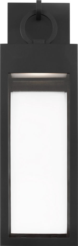 Visual Comfort Studio - SLO1391TXB - LED Wall Lantern - Sesha - Textured Black | Textured Black