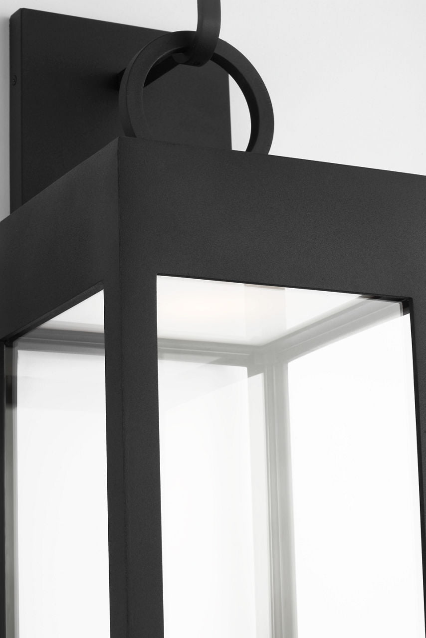 Visual Comfort Studio - SLO1401TXB - LED Wall Lantern - Sesha - Textured Black | Textured Black