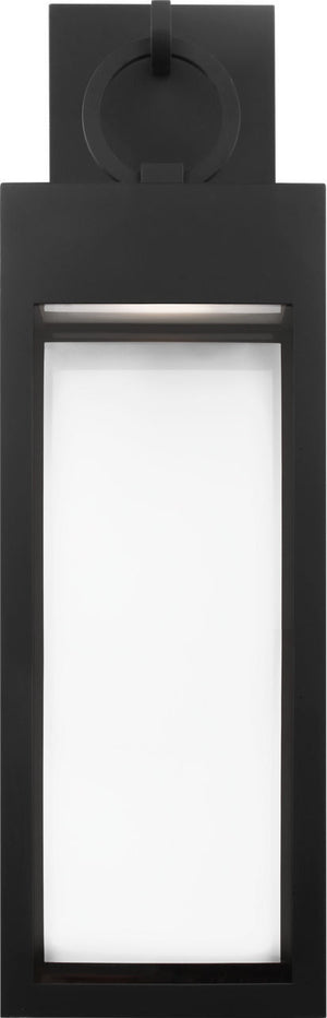 Visual Comfort Studio - SLO1401TXB - LED Wall Lantern - Sesha - Textured Black | Textured Black