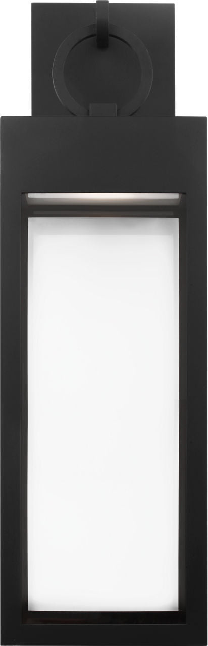 Visual Comfort Studio - SLO1401TXB - LED Wall Lantern - Sesha - Textured Black | Textured Black