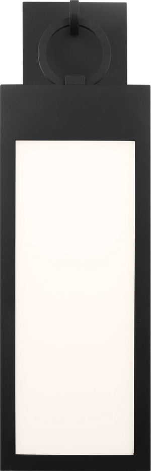 Visual Comfort Studio - SLO1401TXB - LED Wall Lantern - Sesha - Textured Black | Textured Black